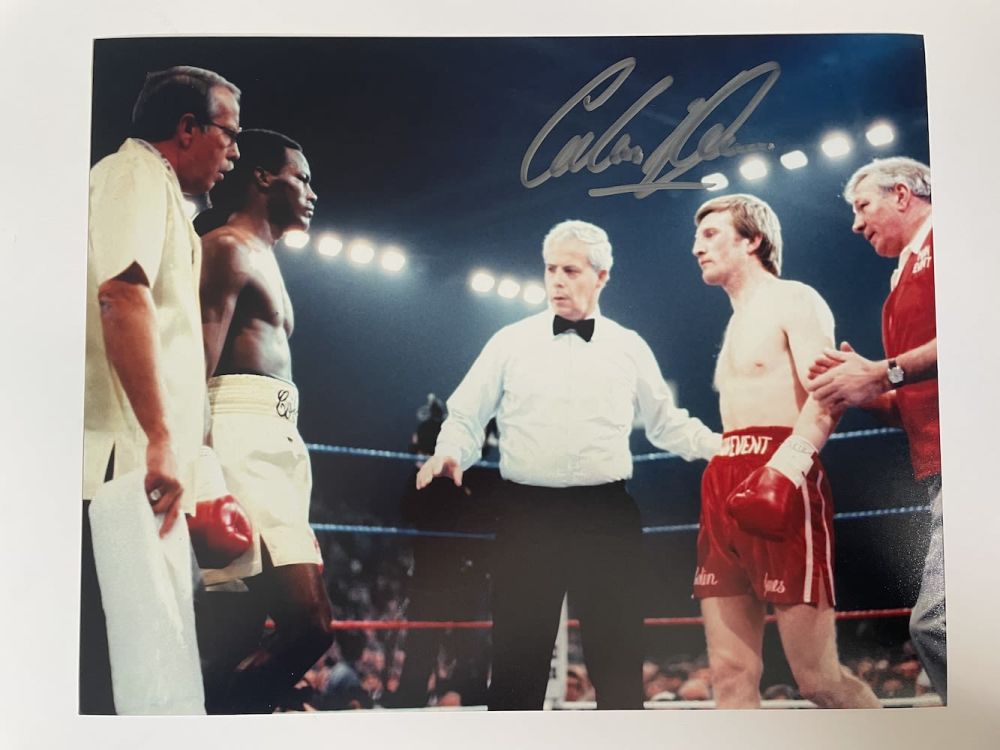 Lot 250: Colin Jones Former Welsh Boxer 10x8 inch signed...
