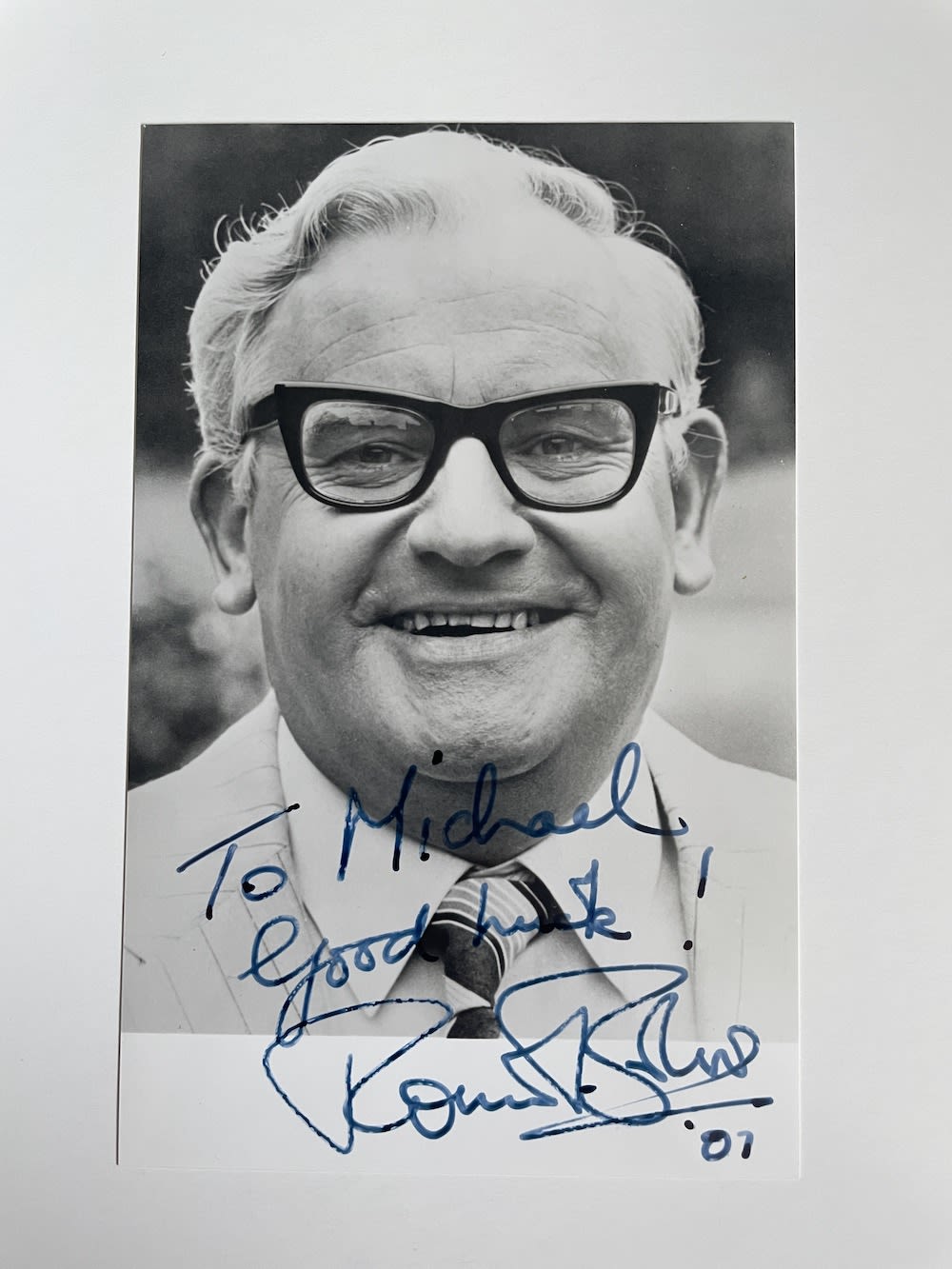 Lot 256: Ronnie Barker Legendary Comedy Actor and Writer 6x4...