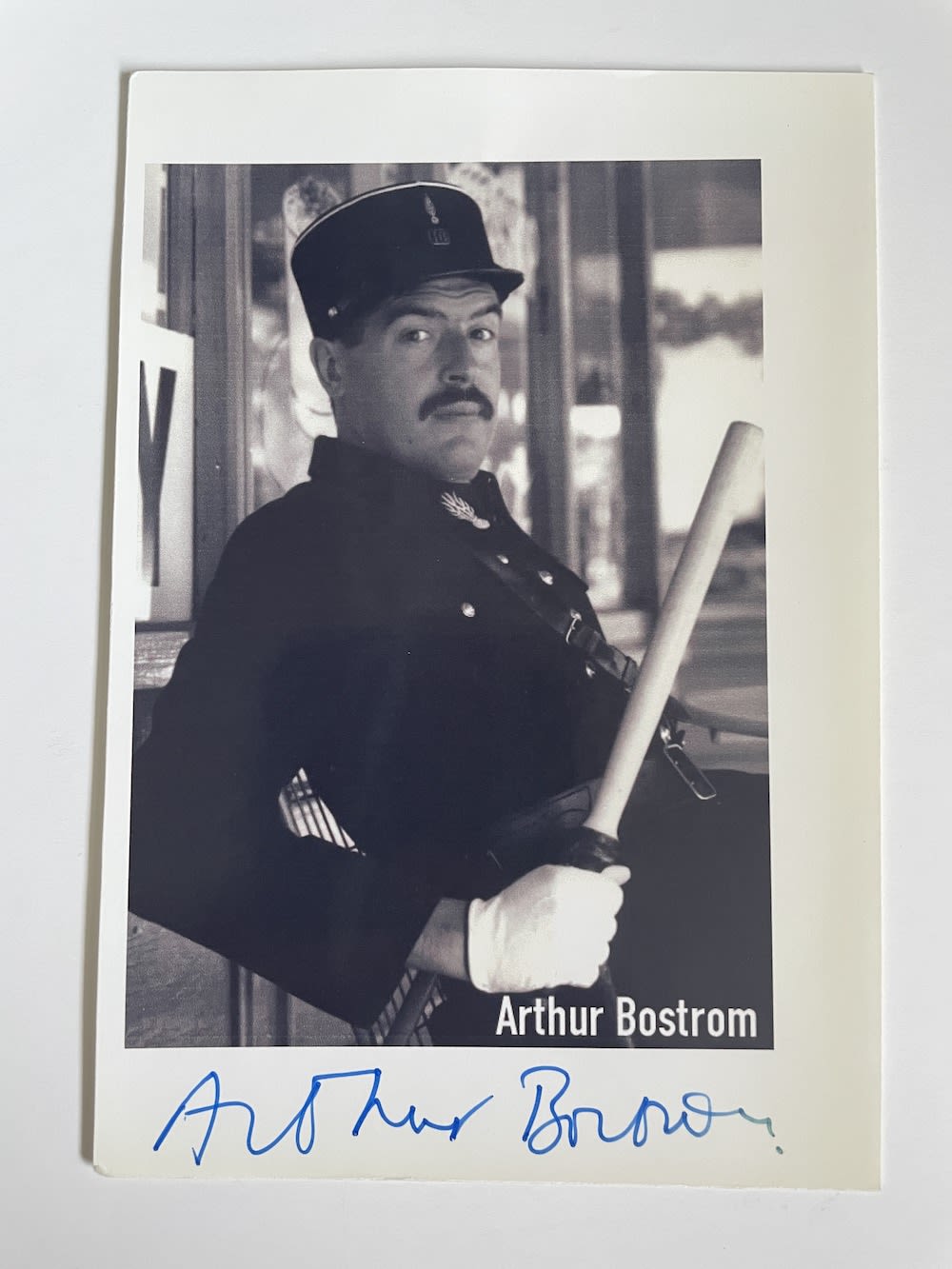 Lot 258: Arthur Bostrom Allo Allo Comedy Actor 6x4 inch...
