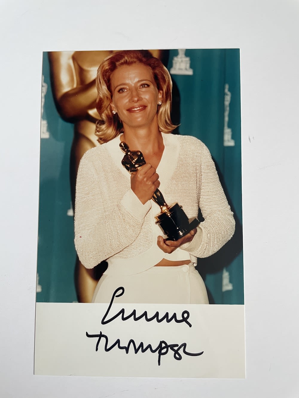 Lot 263: Emma Thompson Award Winning British Actress 6x4 inch...