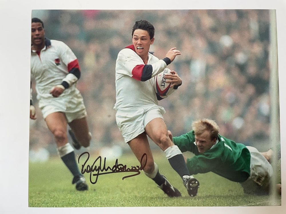 Lot 267: Rory Underwood Former England Rugby Union Player 10x8...