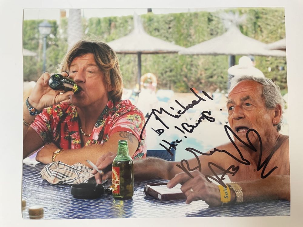 Lot 273: Robin Askwith Comedy Actor, Benidorm 10x8 inch signed...