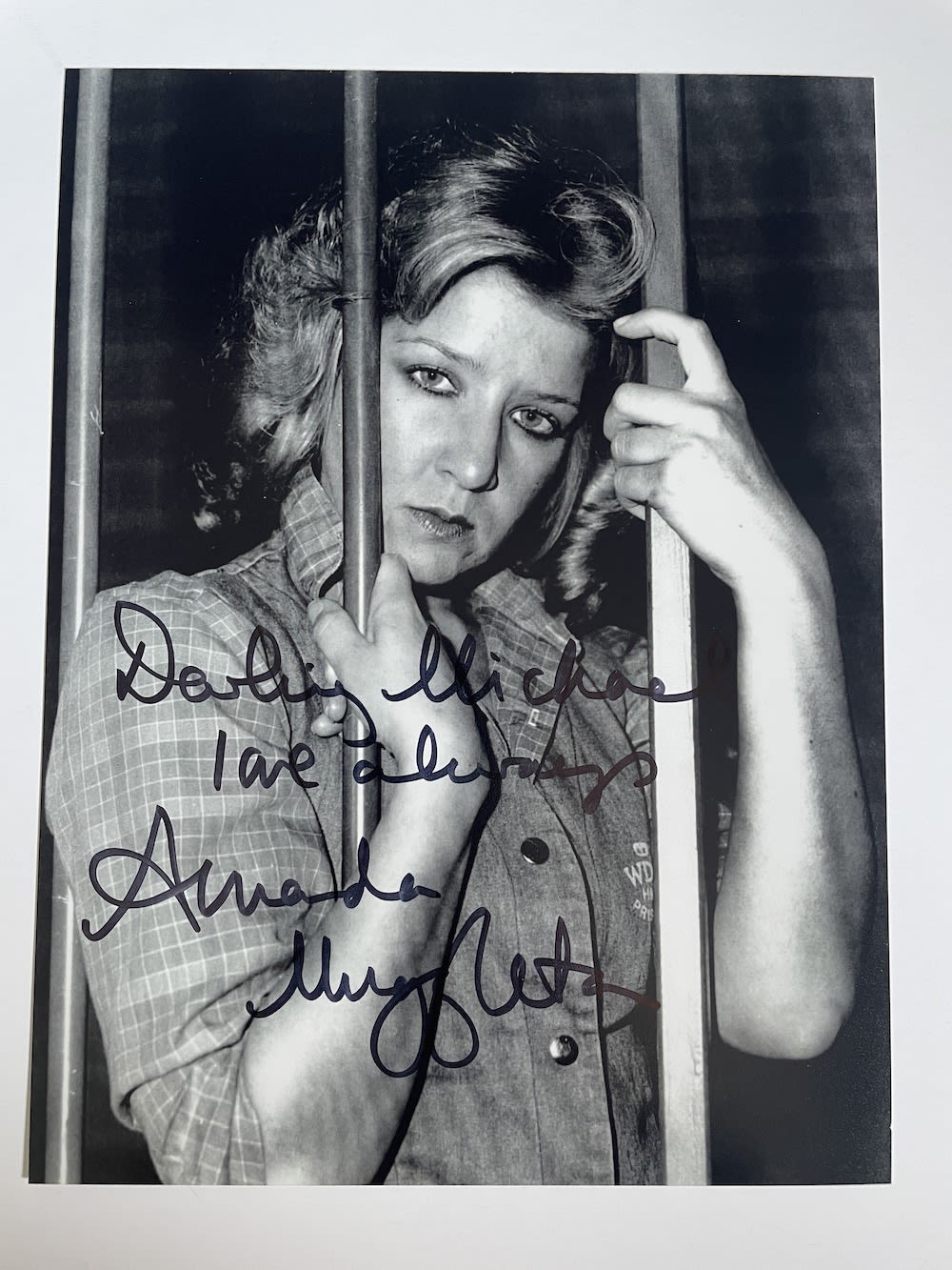 Lot 289: Amanda Muggleton Prisoner Cell Block H Actress 8x6...
