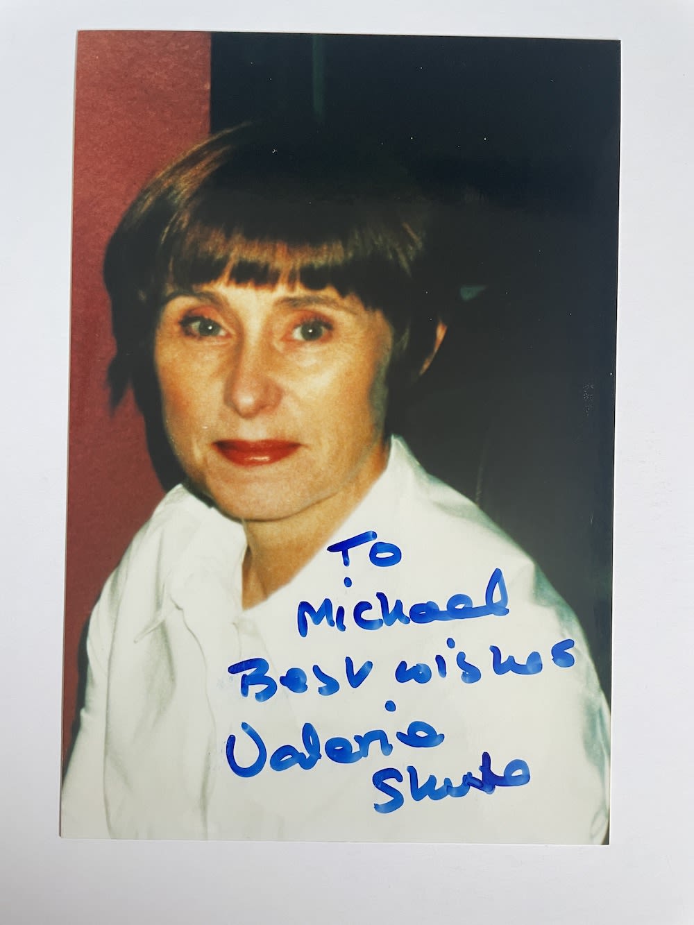 Lot 297: Valerie Shute Carry On Film Actress 6x4 inch...