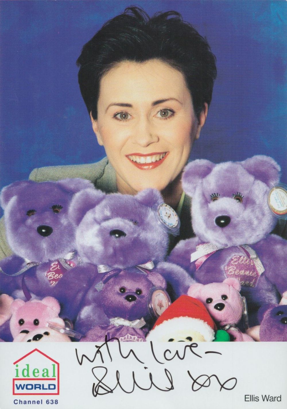 Lot 216: Ellis Ward Signed colour picture Ideal World Channel...