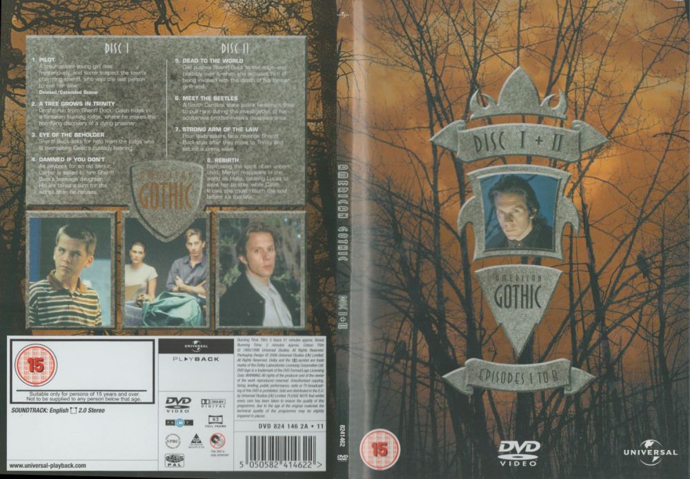 Lot 233: DVD American Gothic Episodes 1 to 8 Disc...