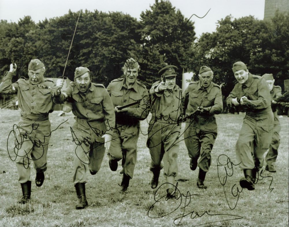 Lot 258: Multi signed Clive Dunn, James Beck, John Le...