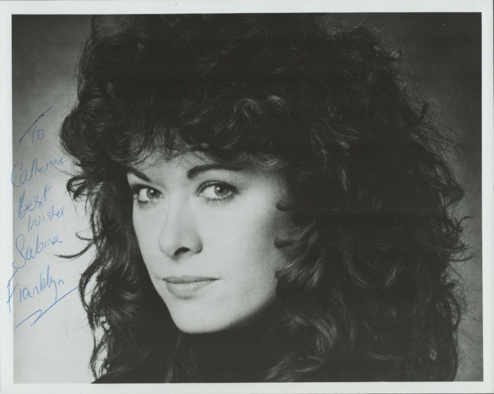 Lot 286: Sabina Franklyn signed black and white photo. British...