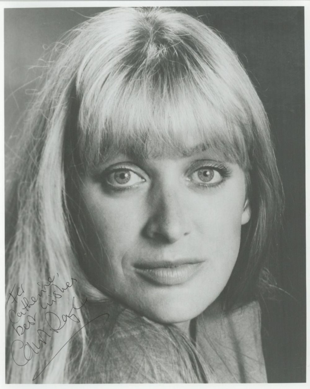 Lot 287: Carol Royle signed black and white photo. An...