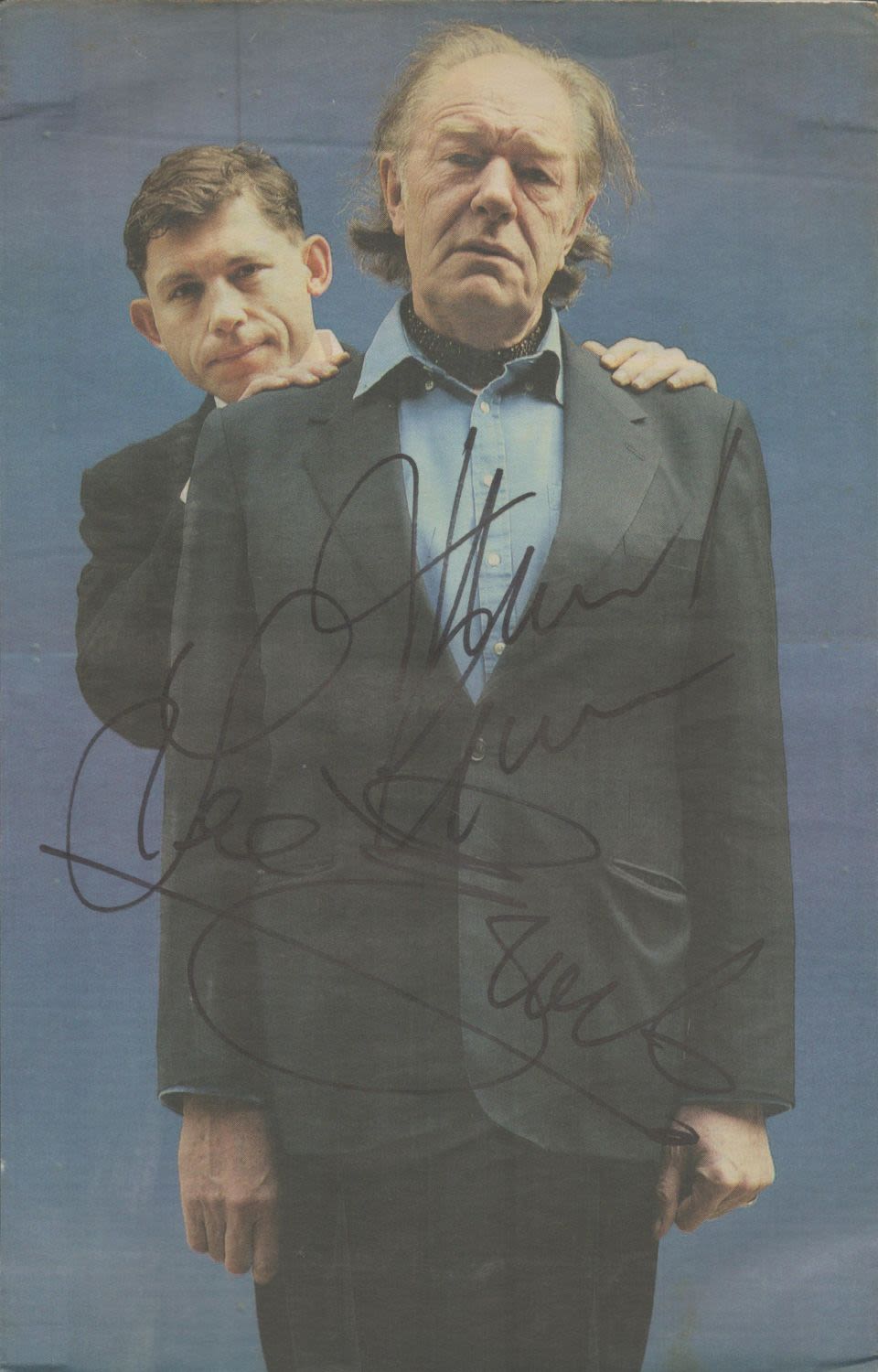 Lot 293: Multi signed Lee Evans and Sir Michael Gambon...
