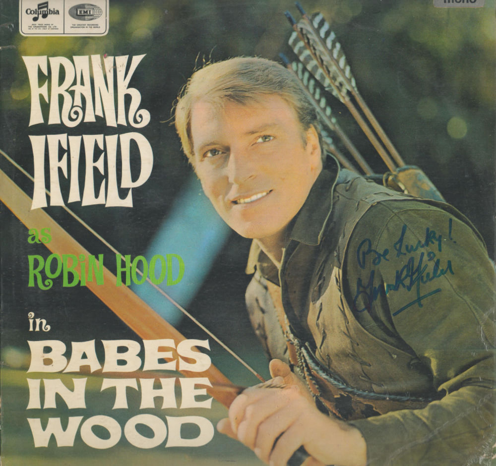 Lot 313: FRANK IFIELD Singer signed vintage 1966 LP Record...