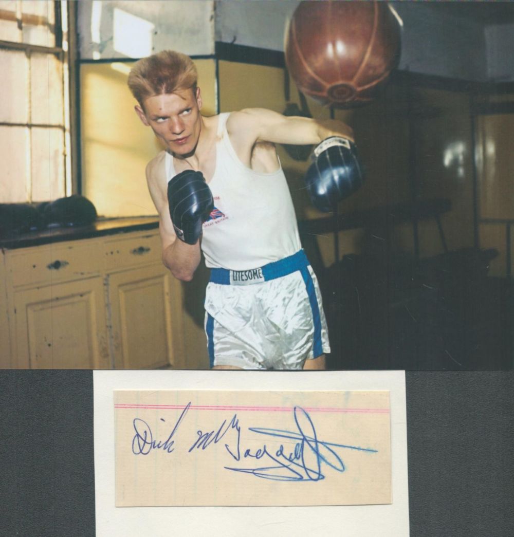 Lot 339: DICK McTAGGART 1956 Boxing Olympic Gold Medal Winner...