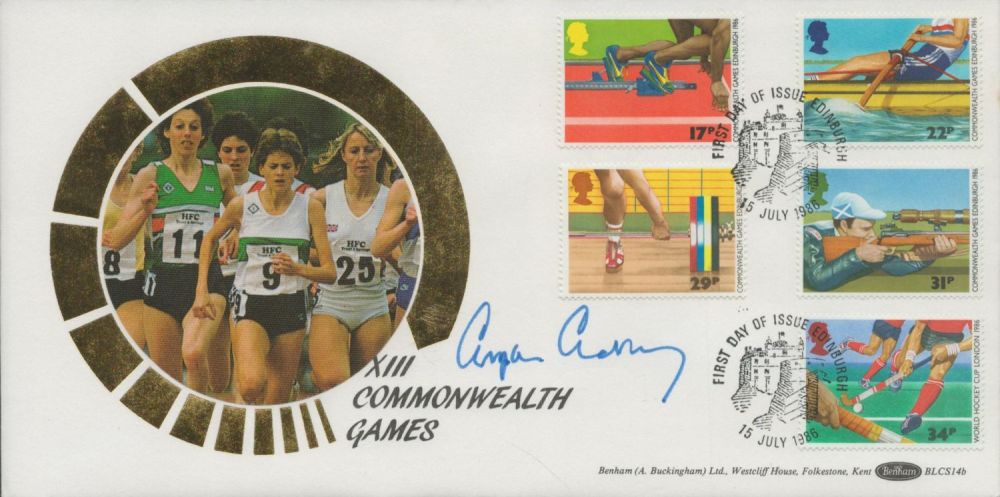 Lot 364: Chris Chataway signed XIII Commonwealth Games FDC. 15/7/86...