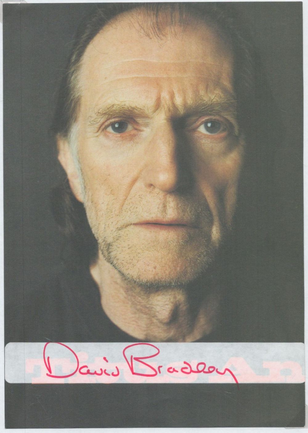 Lot 427: David Bradley (IV) Signed Flyer (Royal Shakespeare Theatre)...