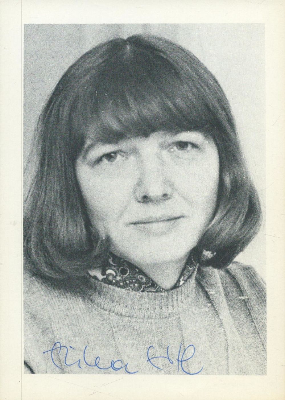 Lot 466: Erika Ertl Signed (Black and White) Promo Photo...