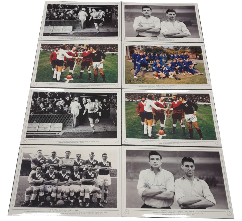 Lot 555: Autographed Job Lot 18 X 12 Photo Editions:...