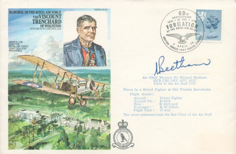 Lot 556: Air Chief Marshal Sir Michael Beetham Signed and...