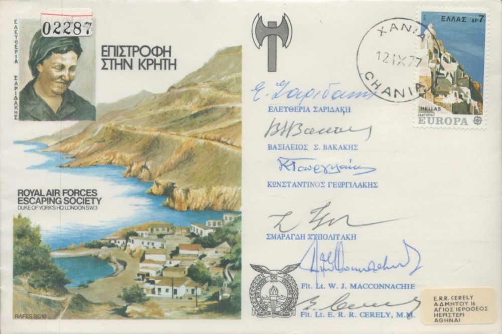 Lot 561: Multi Signed by 6 Veterans including Flt Lt...