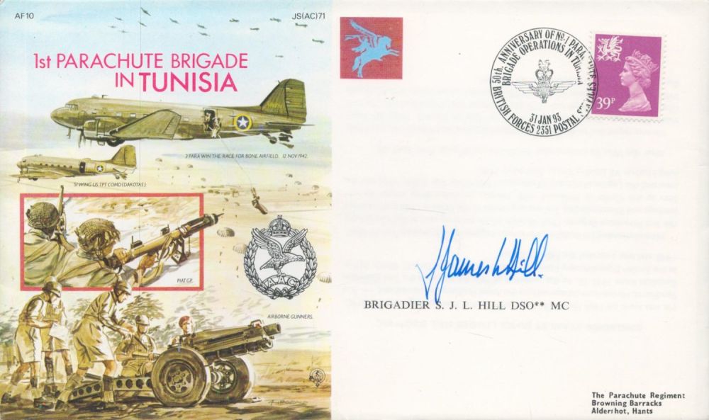 Lot 595: Brigadier S J L Hill Signed and Flown...