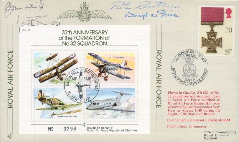 Lot 621: Multi Signed by 4 including Brothers, Rose and...