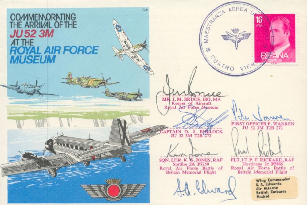 Lot 622: Multi Signed by 6 including Cpt D J...