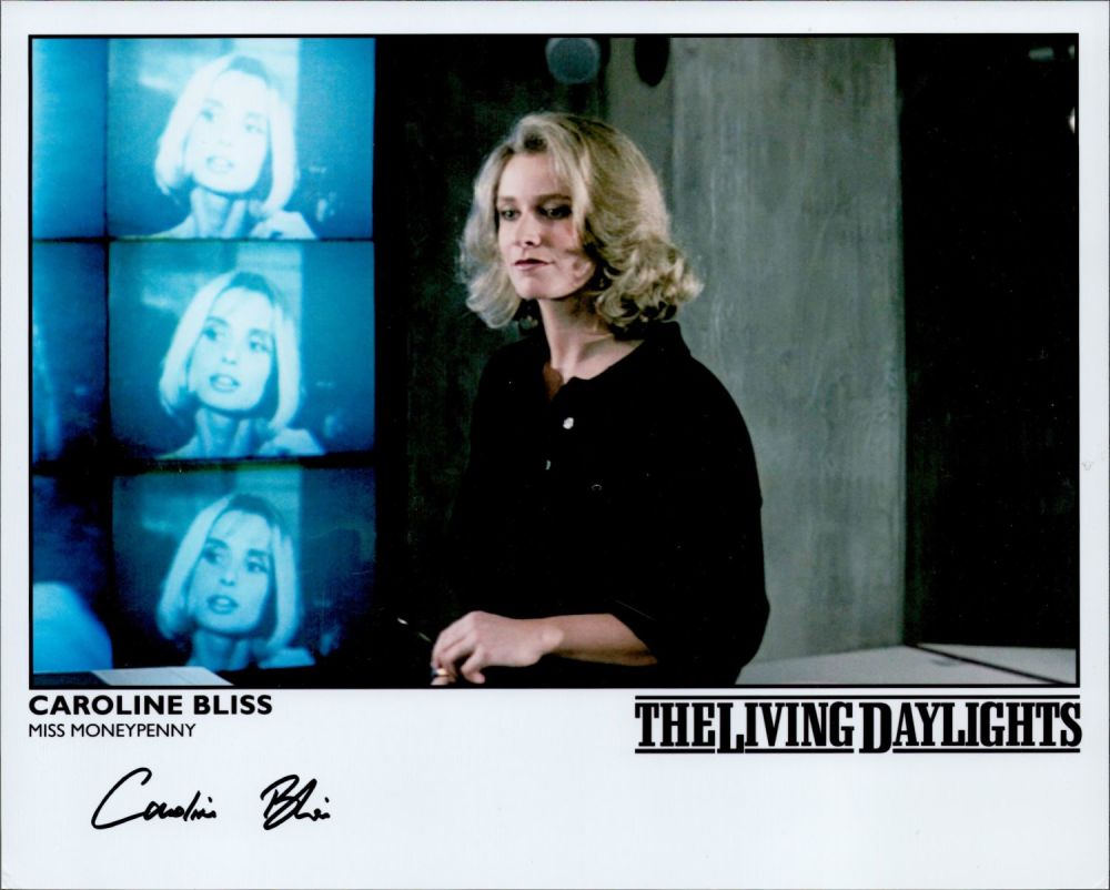 Lot 639: Caroline Bliss Signed Photo (as miss Money Penny)...