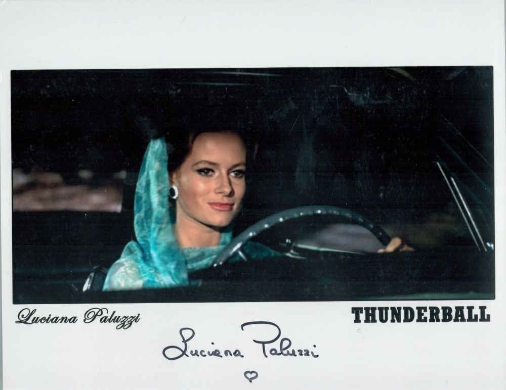 Lot 652: Luciana Paluzzi Signed Photo (as Fiona) from James...