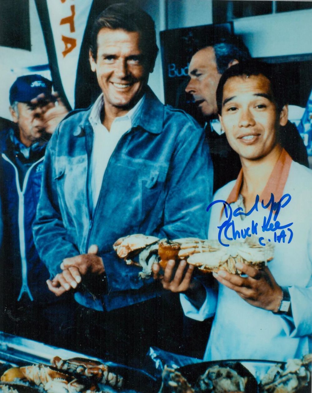 Lot 661: David Yip Signed Photo (as Chuck Lee) from...