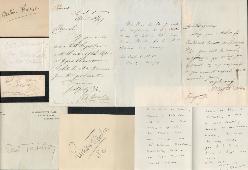 Lot 97: Classical music collection. Amongst signatures are James Loughran,...