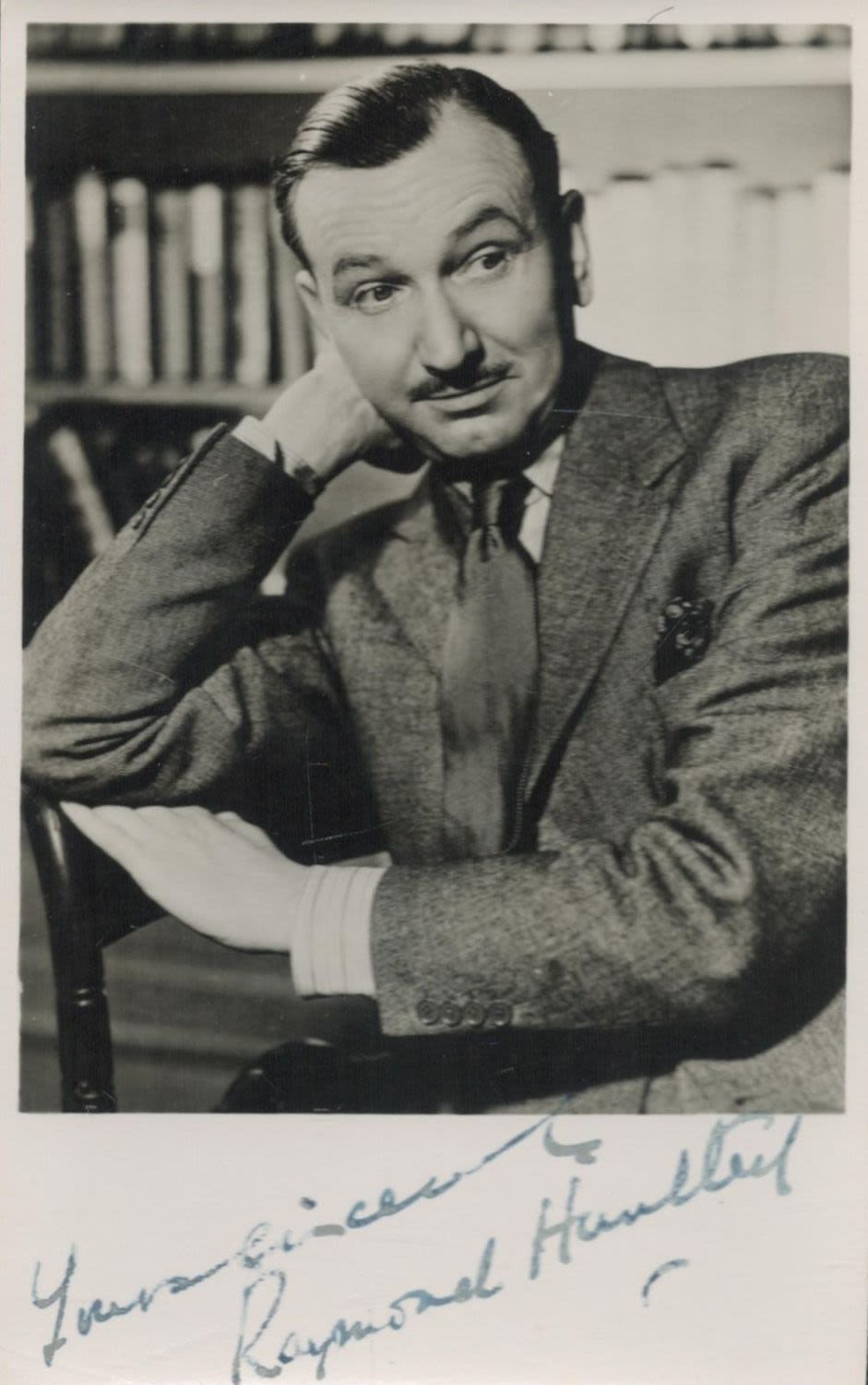 Lot 102: Raymond Huntley, a signed 5.5x3.5 photo. An English...