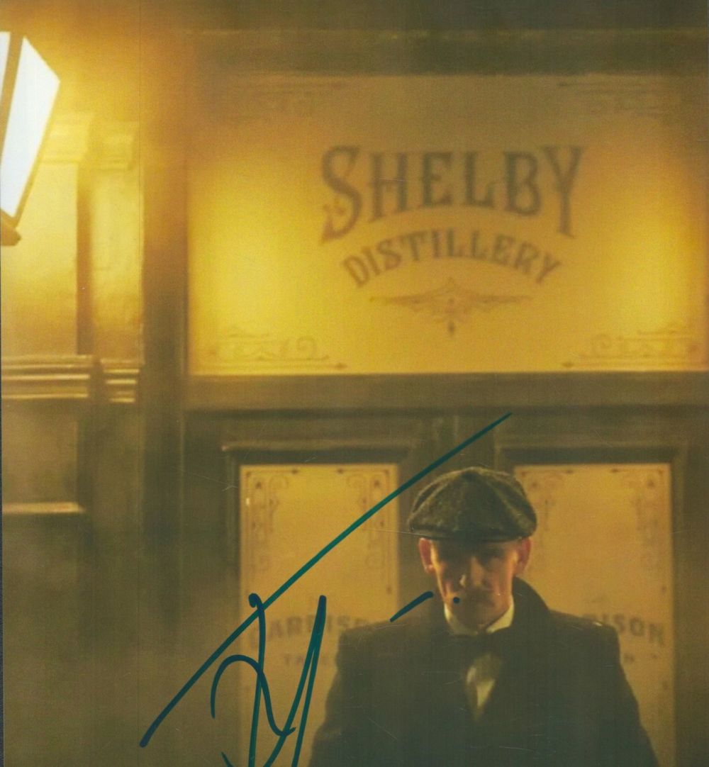 Lot 176: Tom Hardy signed 12x8 inch Peaky Blinders colour...