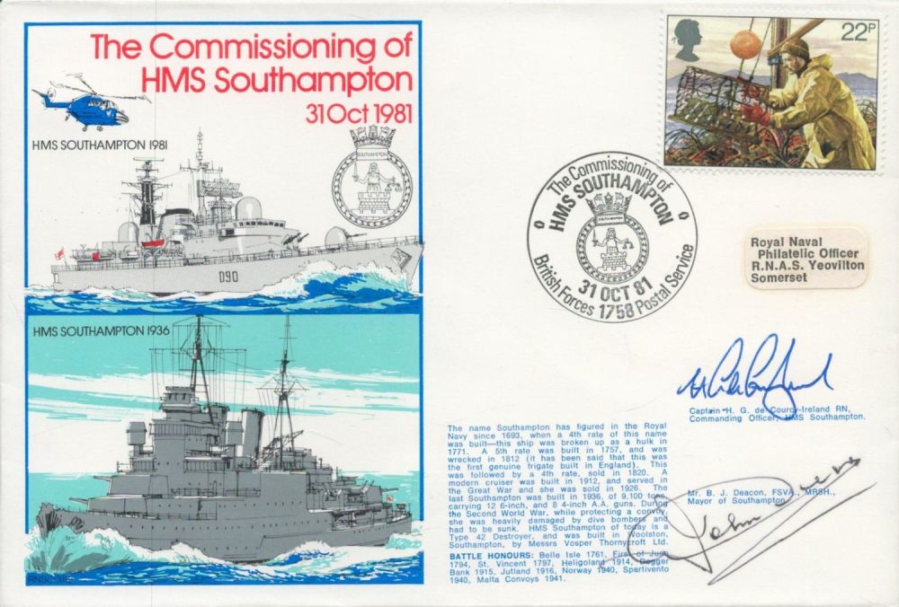 Lot 693: Captain G de Courcy-Ireland and B J Deacon...