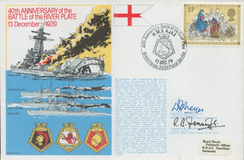 Lot 694: Admiral Sir Desmond Dreyer and Commander R B...