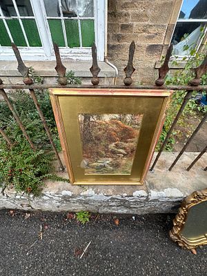 The Brook In Winter - By J.G.Sykes Watercolour