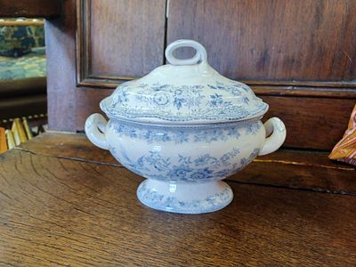 18th C Transferprint Tureen
