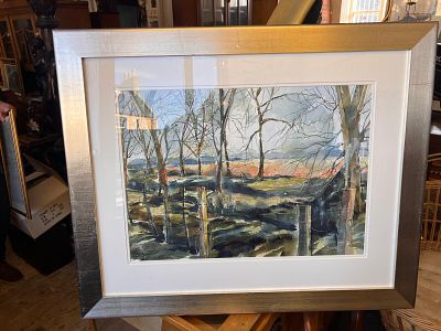 The Edge of the Estate - Christine O Keeffe. Beautiful work by popular artist who regularly 