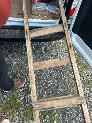 children's coffin carrier. child's coffin carrier. 
Maybe its use is macabre but nicely 