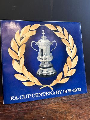 100 years of the Football Association Cup Coin Album. Vintage FA Cup Centenary (1872-1972) coin 