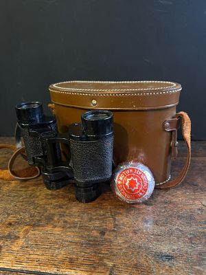 Deraisme Paris Lumrop 8x25 binoculars. Collectible among optics enthusiasts due to their classic 