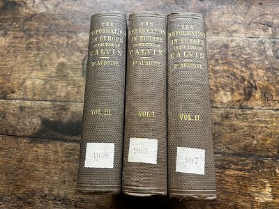 J.H. Merle d'Aubign&eacute;'s "History of the Reformation in Europe in the Time of Calvin". Vols 1, 2 