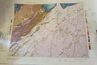 Geological Survey of Scotland map featuring the Peeblesshire area. The map was published by the 