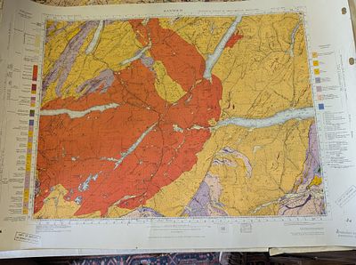 Rannoch Geological Survey of Scotland. Sheet 54 map, published in 1967 by the Geological Survey 