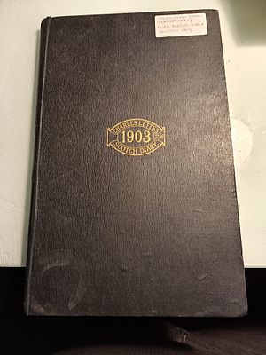 Caledonian Canal Lock Keeper's Diary - 1903. An extraordinary document and piece of local social 