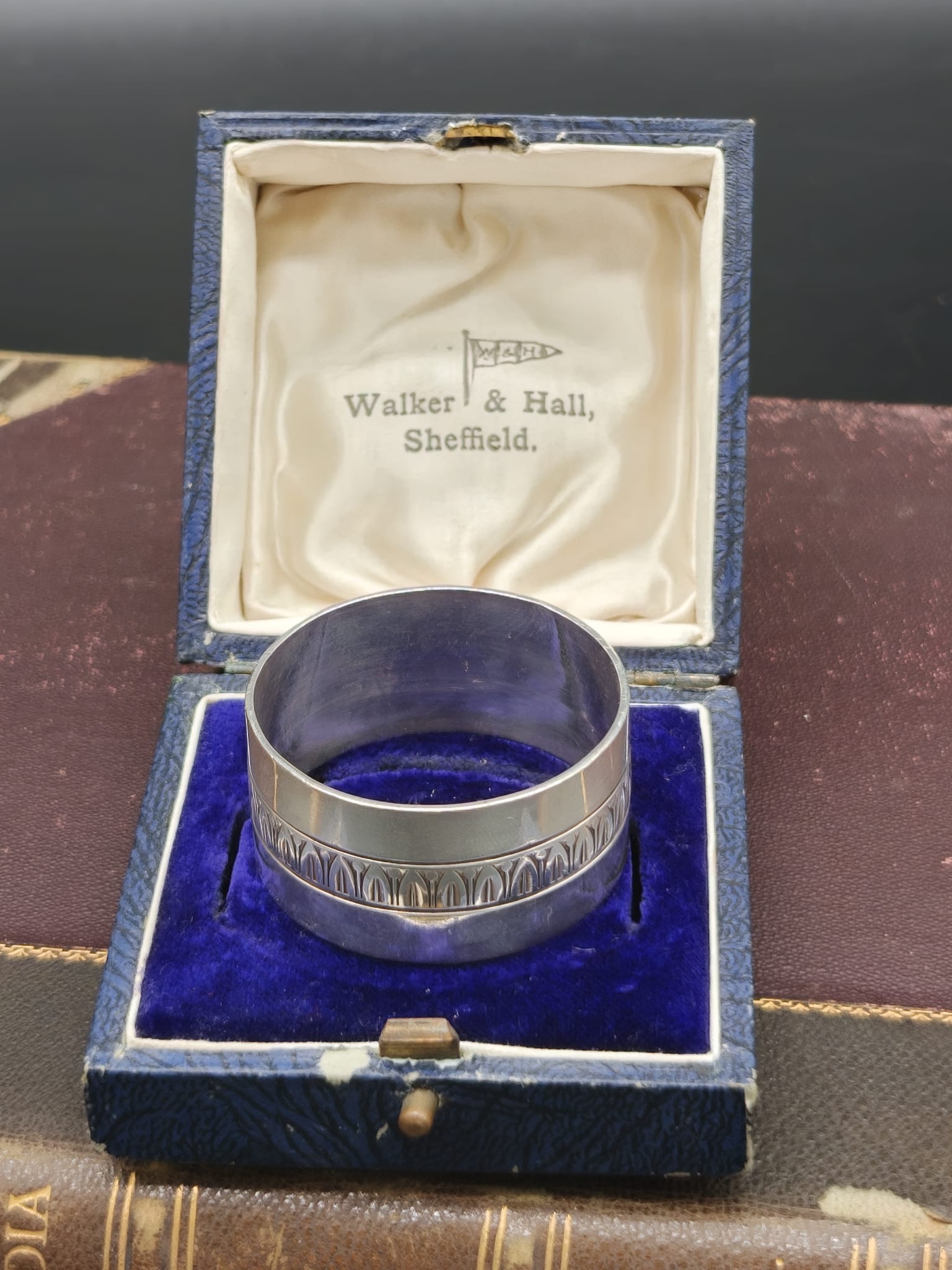 Christofle Silver Napkin Ring in Fitted Presentation Box