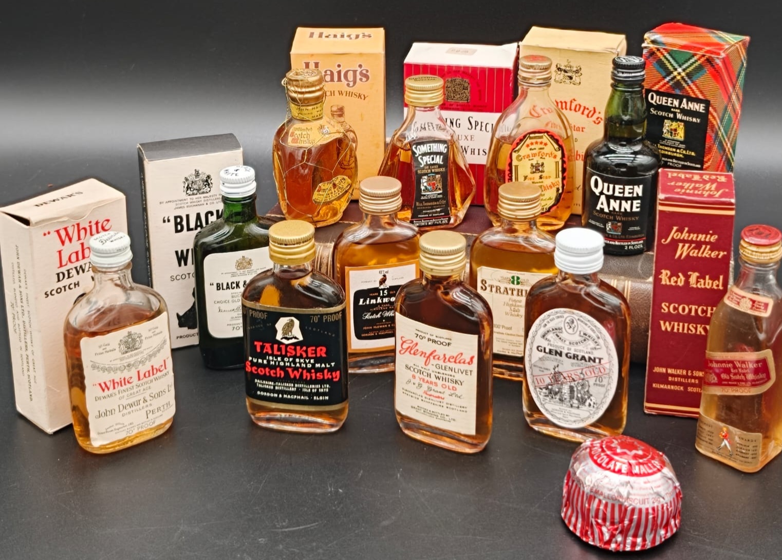 A Collection of Eleven Miniature Scotch Whisky Bottles