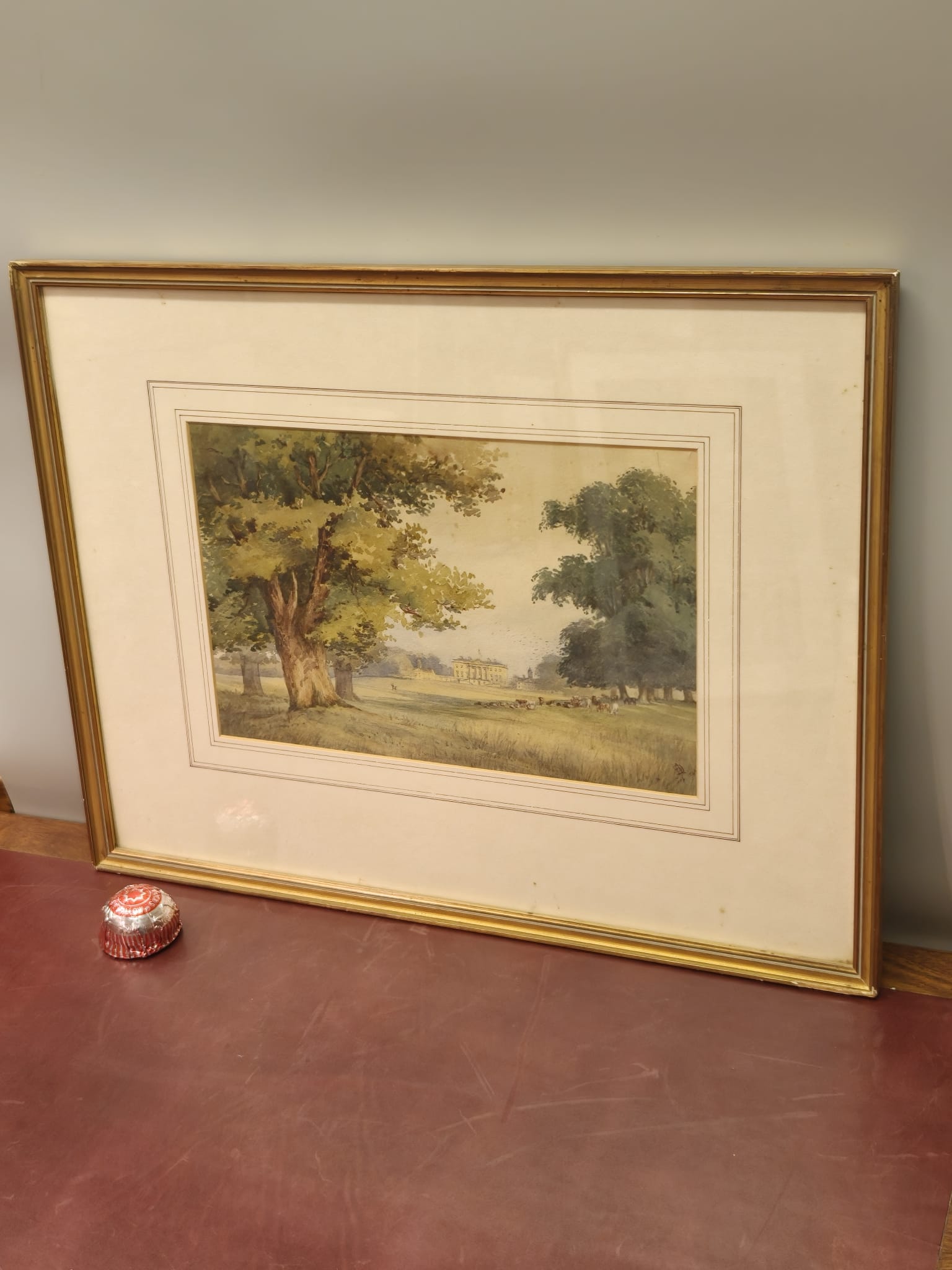 Monogrammed HL, View of Kirtlington Castle, September 1884