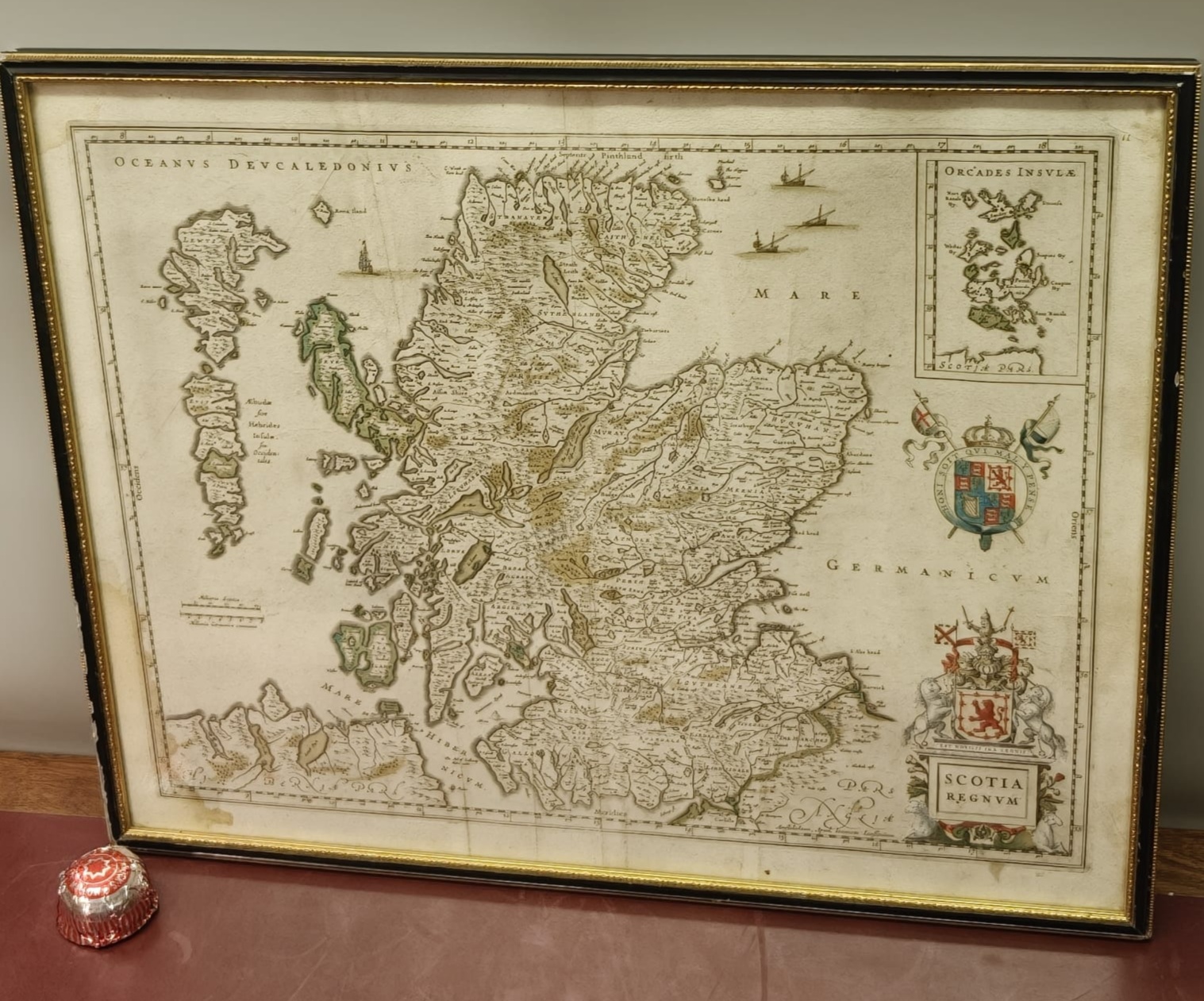 Jansson, Jan. Scotia Regnum. Jan Jansson, circa 1645.