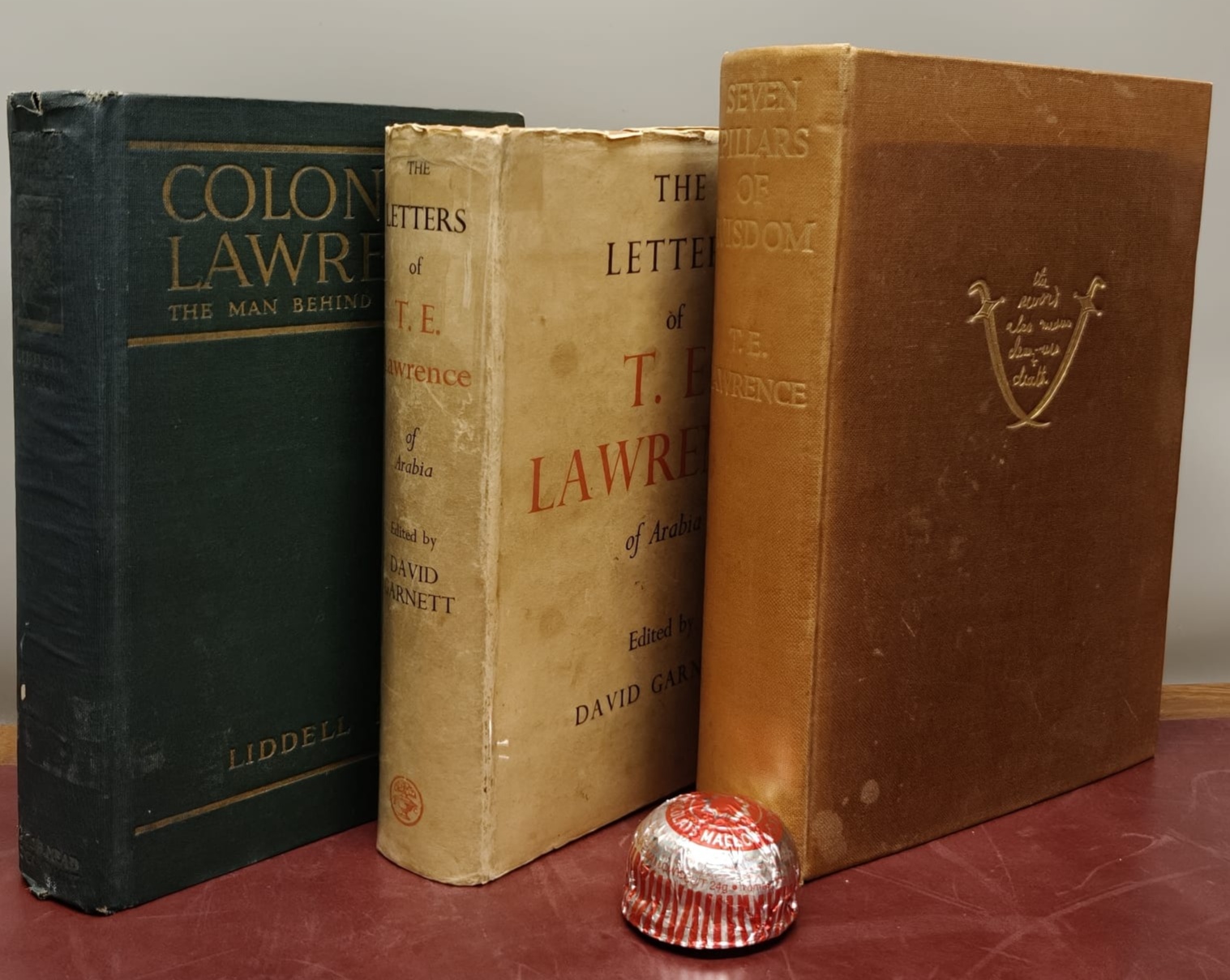 Three Volumes Relating to T. E. Lawrence. Hart, Garnett, and Lawrence. 1934-1938. (DJ)