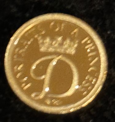Princess Diana solid gold coins (8) 4g