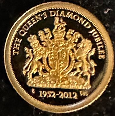 QEII Diamond Jubilee solid Gold Coin